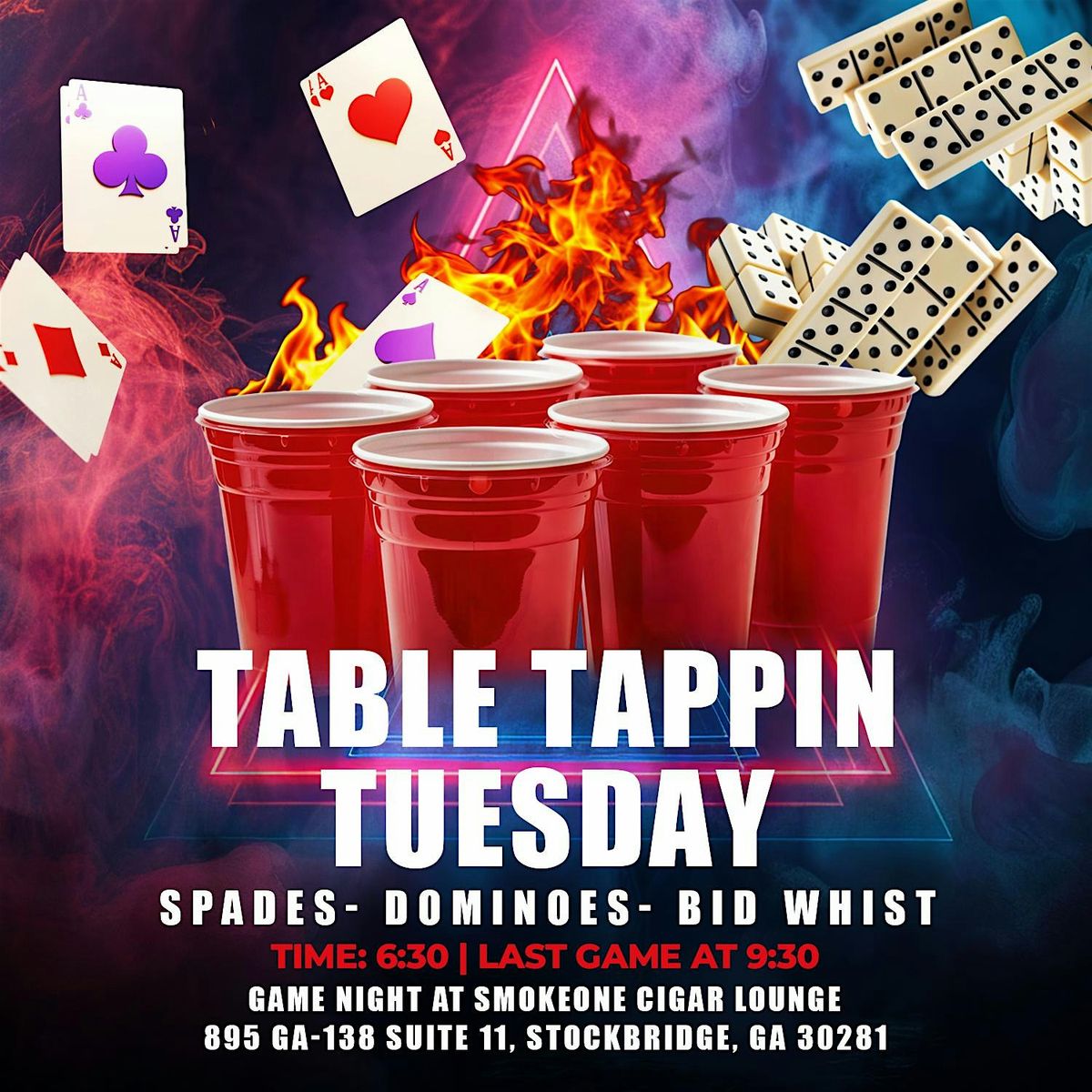 Table Tappin Tuesday at SmokeOne #GameNight