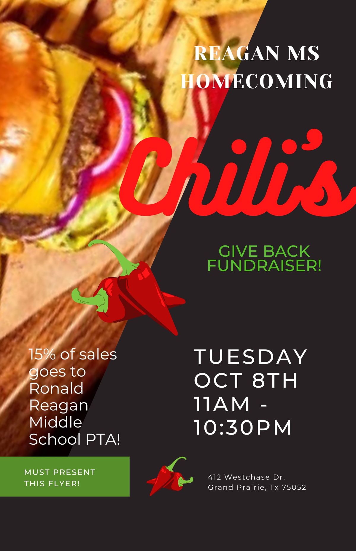 Chili\u2019s Give Back Fundraiser 