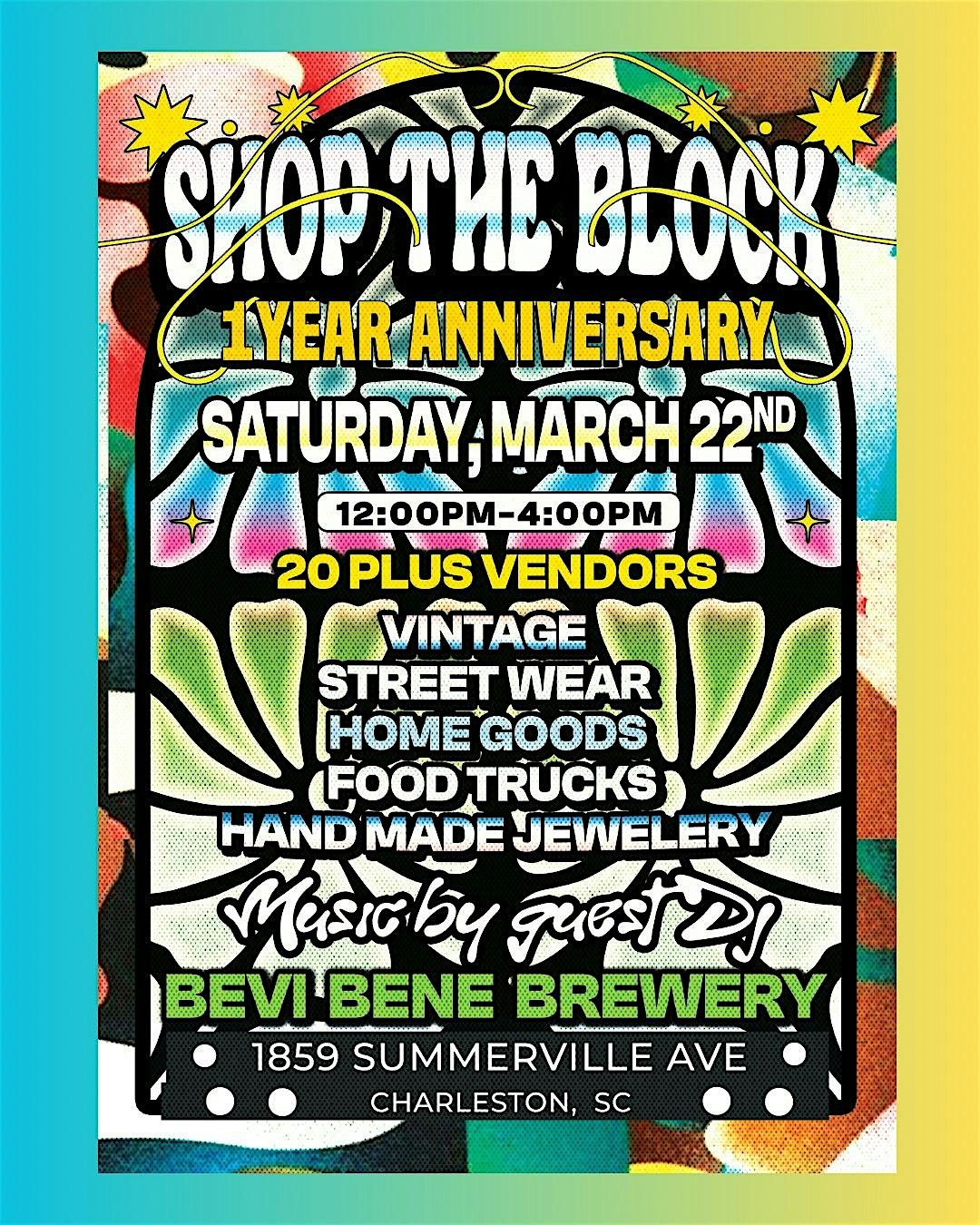 Shop The Block 1 Year Anniversary Vintage  Market