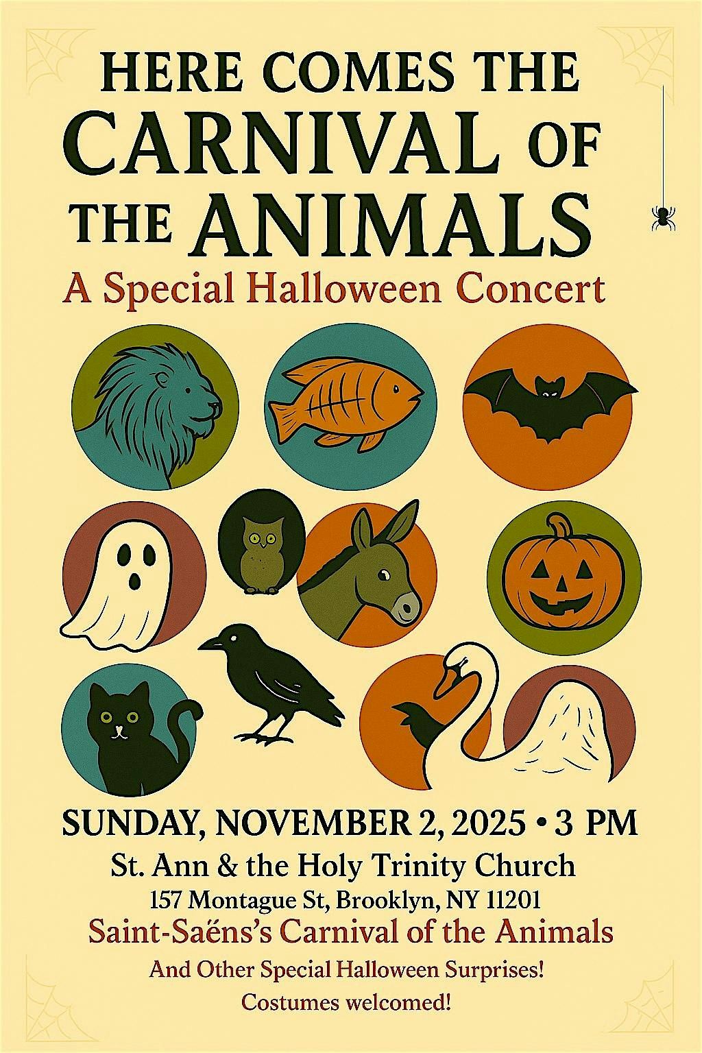 A Special Halloween Concert "Here Comes the Carnival of the Animals!"