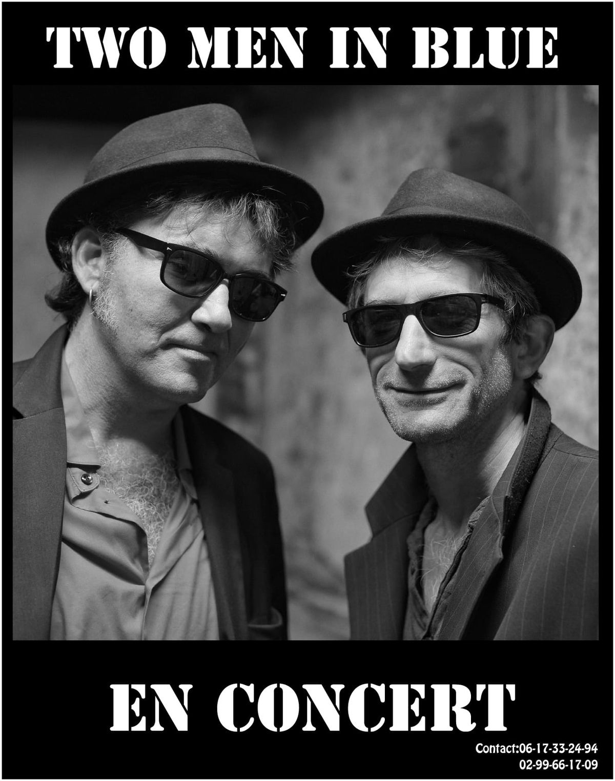 "Two men in Blue"en Concert  au Gabier Noir 