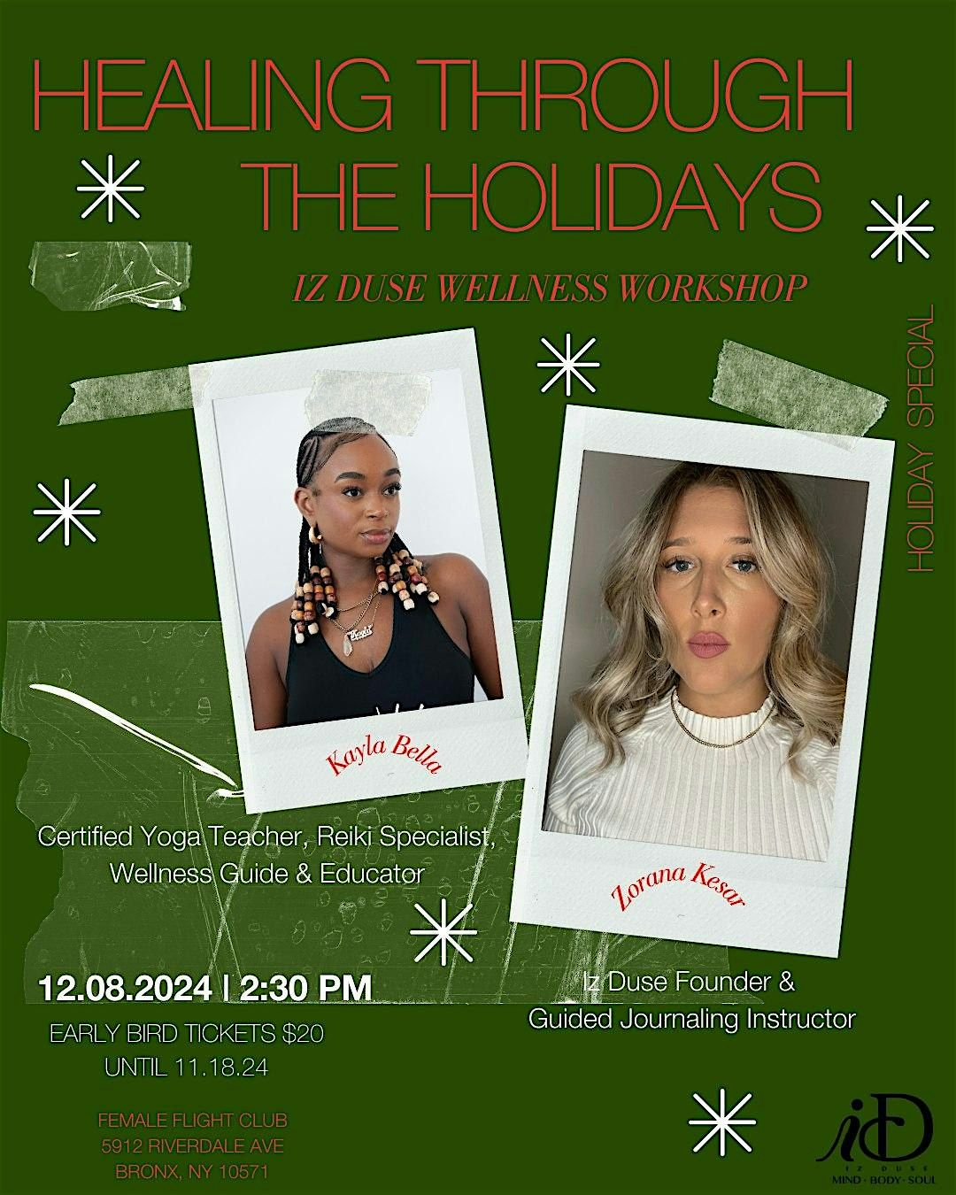 Healing Through the Holidays: Iz Duse Wellness Workshop