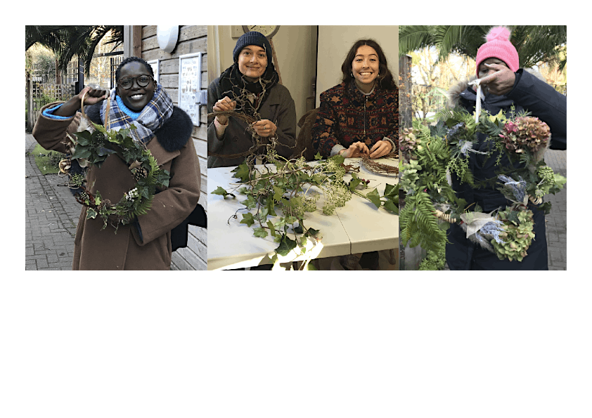 Make a beautiful & unique winter wreath