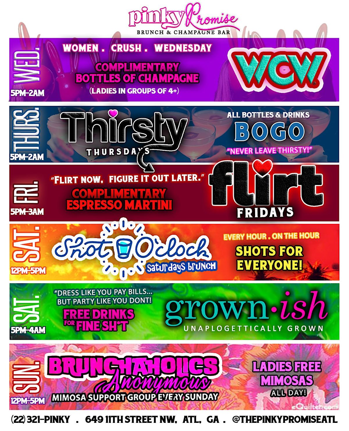 THE WEEKLY PROMISE @ PINKY PROMISE ATL