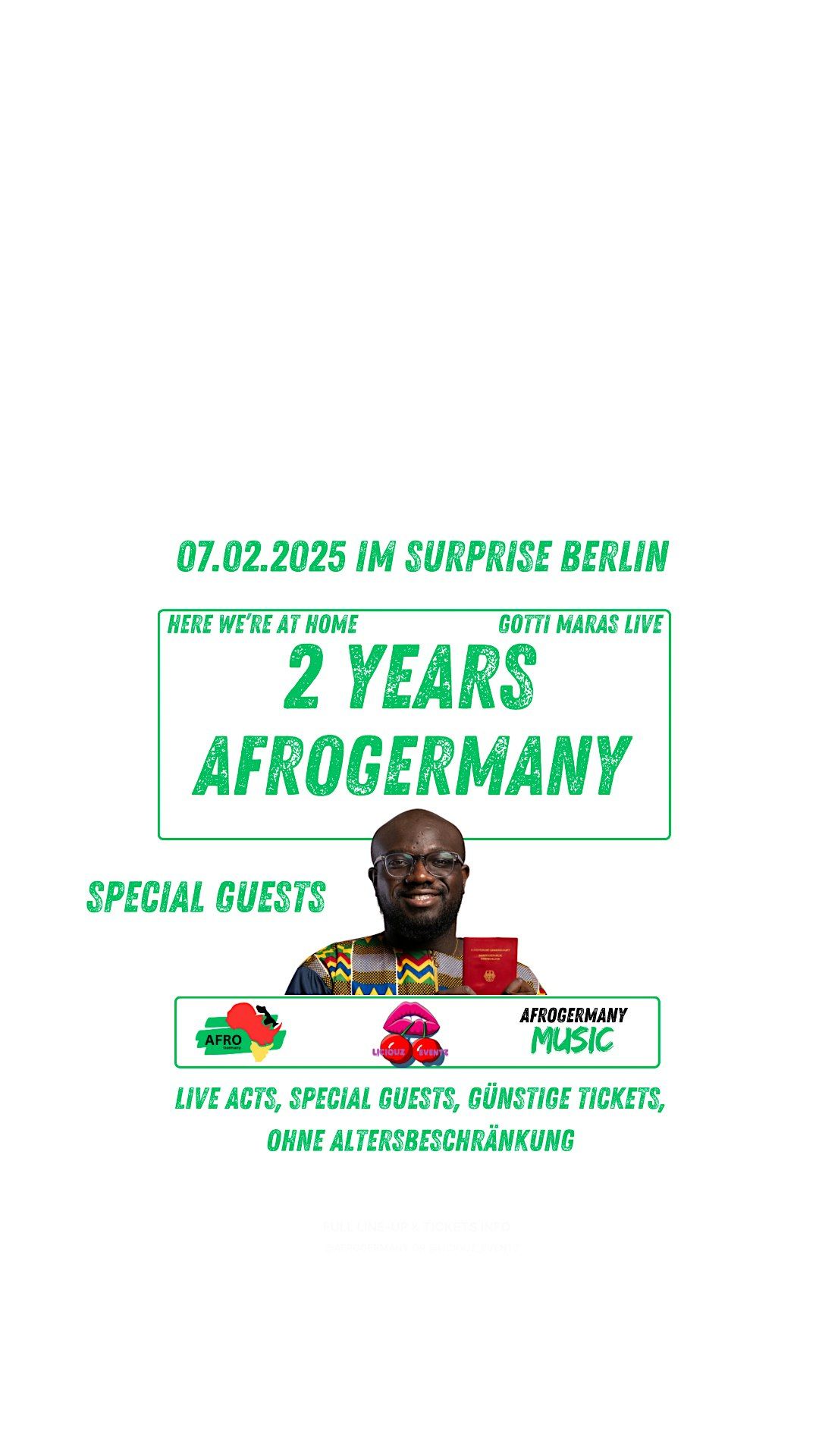 Gotti Maras concert \/ Afrogermany and Liciouz events anniversarry