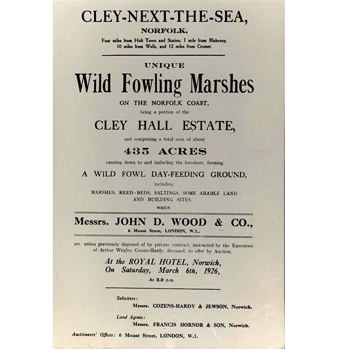 Centenary Talk -  1926 - 2026. Changing wildlife, landscape and people