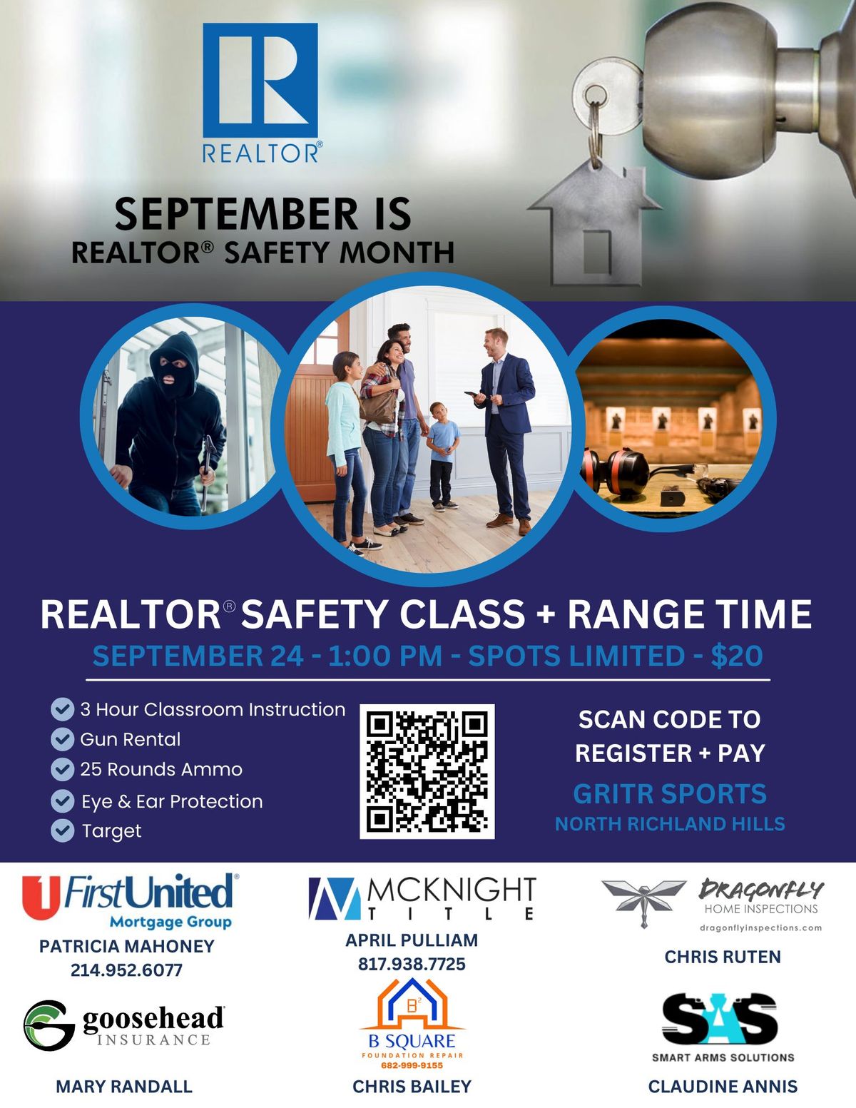 REALTOR SAFETY CLASS + RANGE TIME