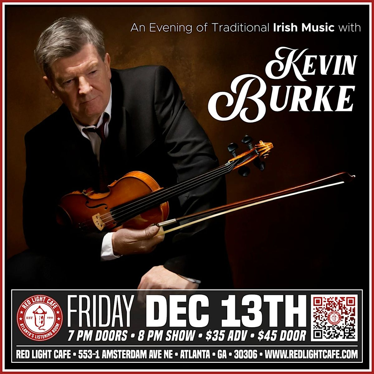 An Evening of Traditional Irish Music with Kevin Burke