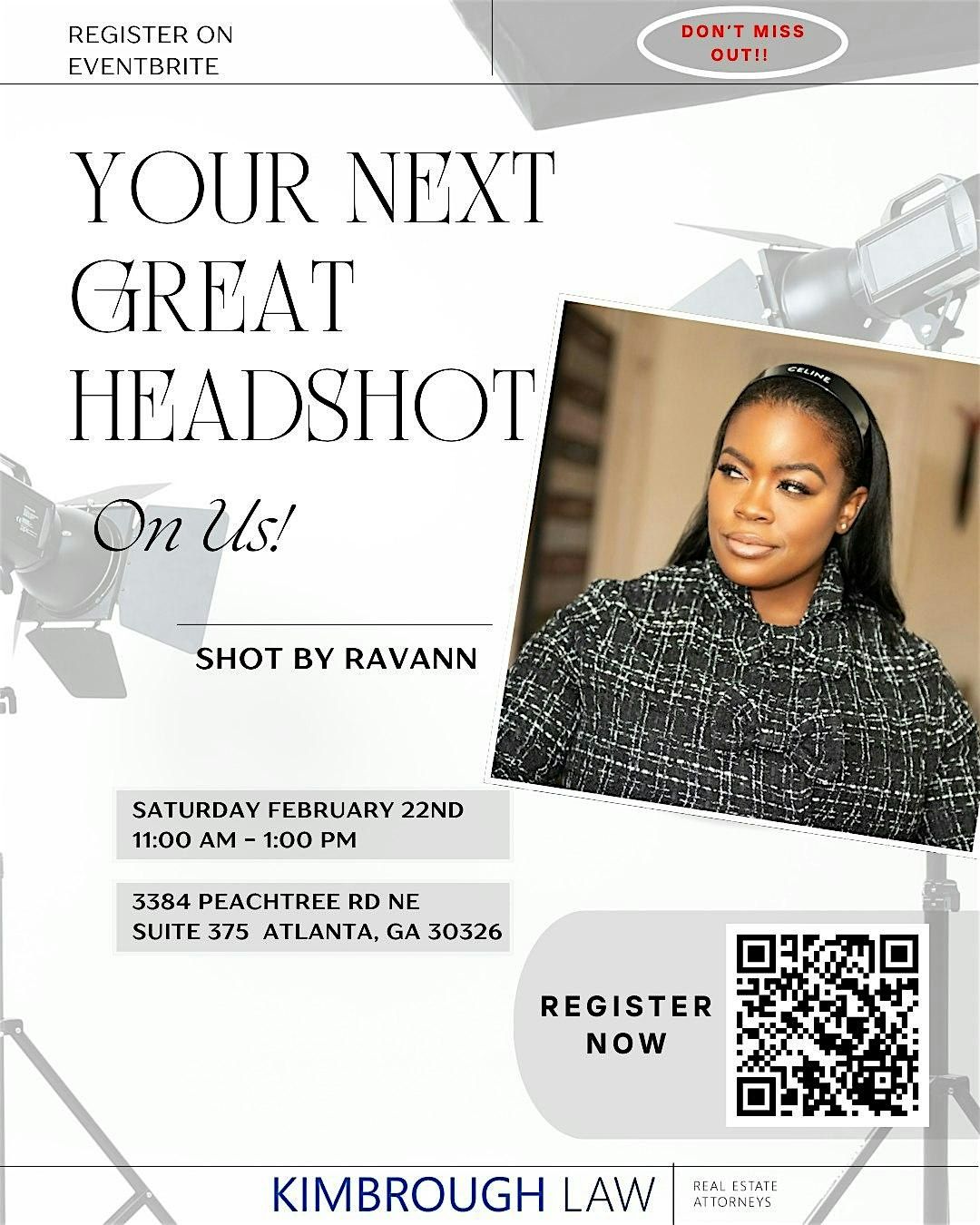 Elevate Your Image: Complimentary Headshots by Kimbrough Law