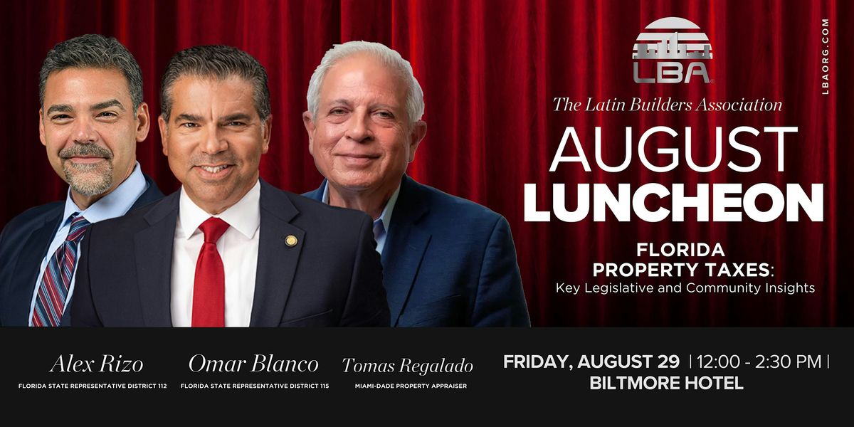 August  Legislative Luncheon