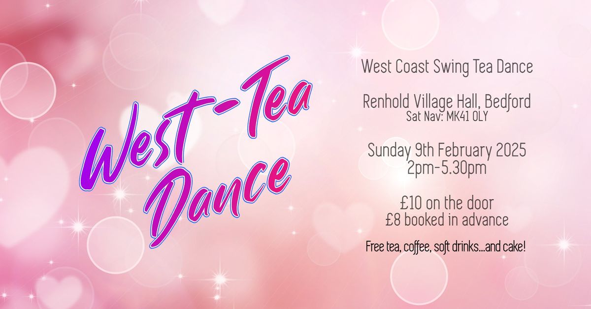 West-Tea Dance - Sunday Afternoon West Coast Swing