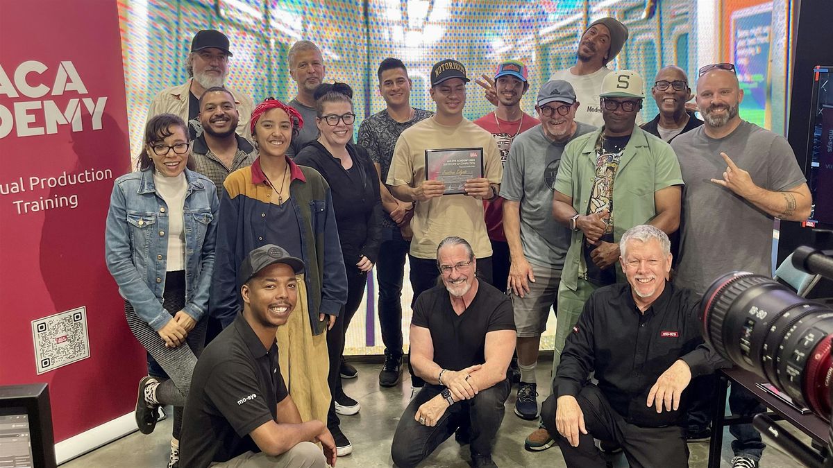 Virtual Production Camera Technician Training Course, 4-Day Dec 2025