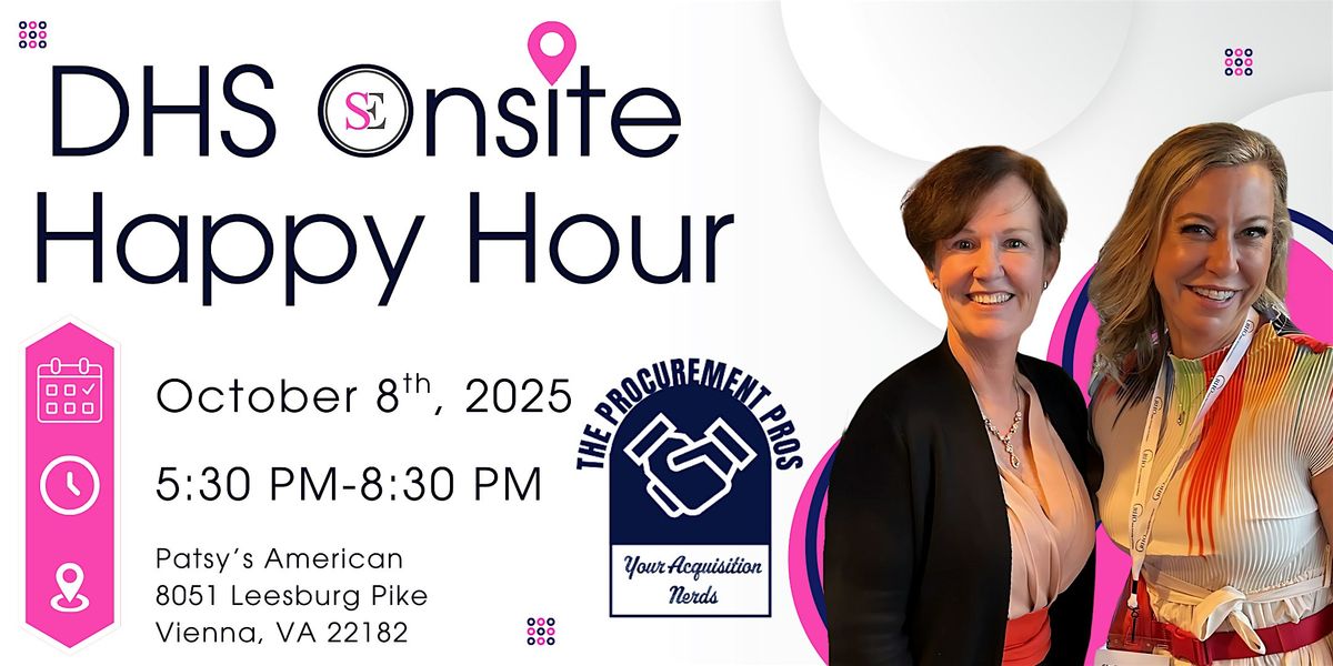 IN PERSON! DHS Industry Benefit Happy Hour at Patsy's American