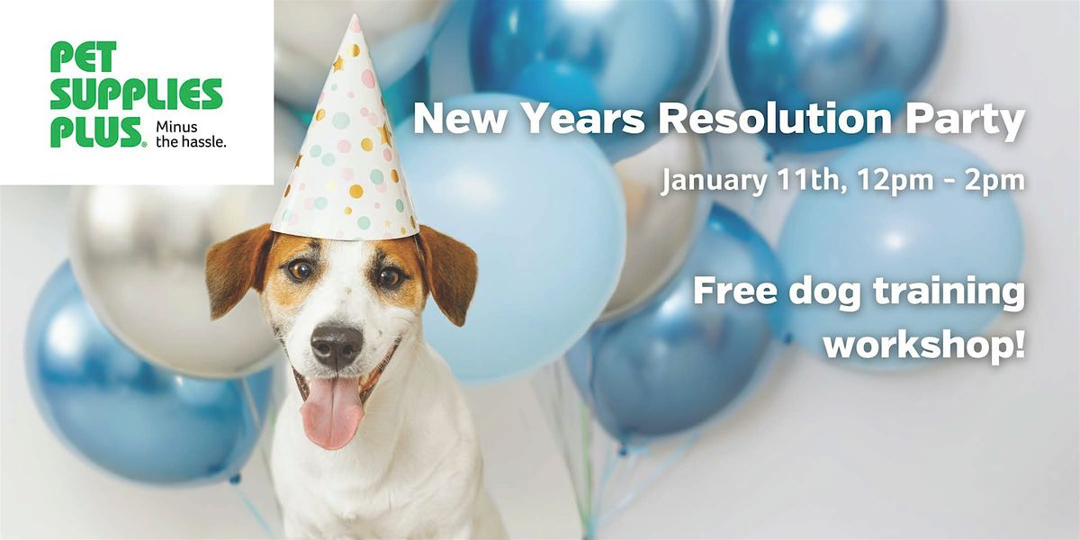 New Years Resolution Party at Pet Supplies Plus Lehi