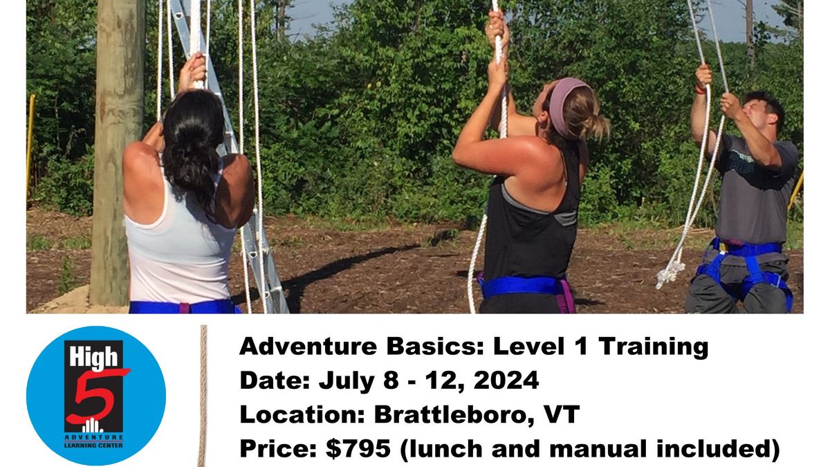 Adventure Basics: Level 1 Training