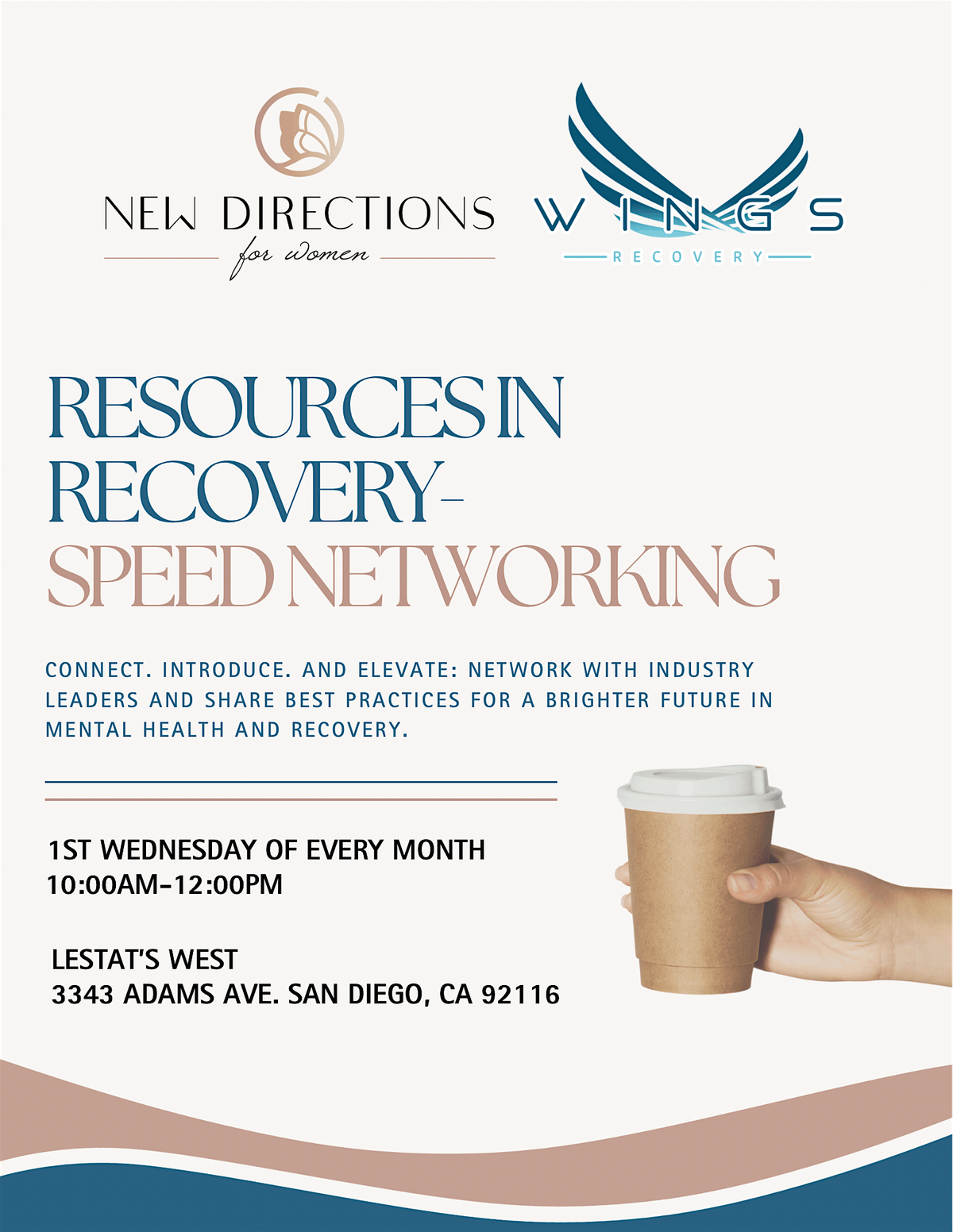 Resources in Recovery- Speed Networking Monthly Event