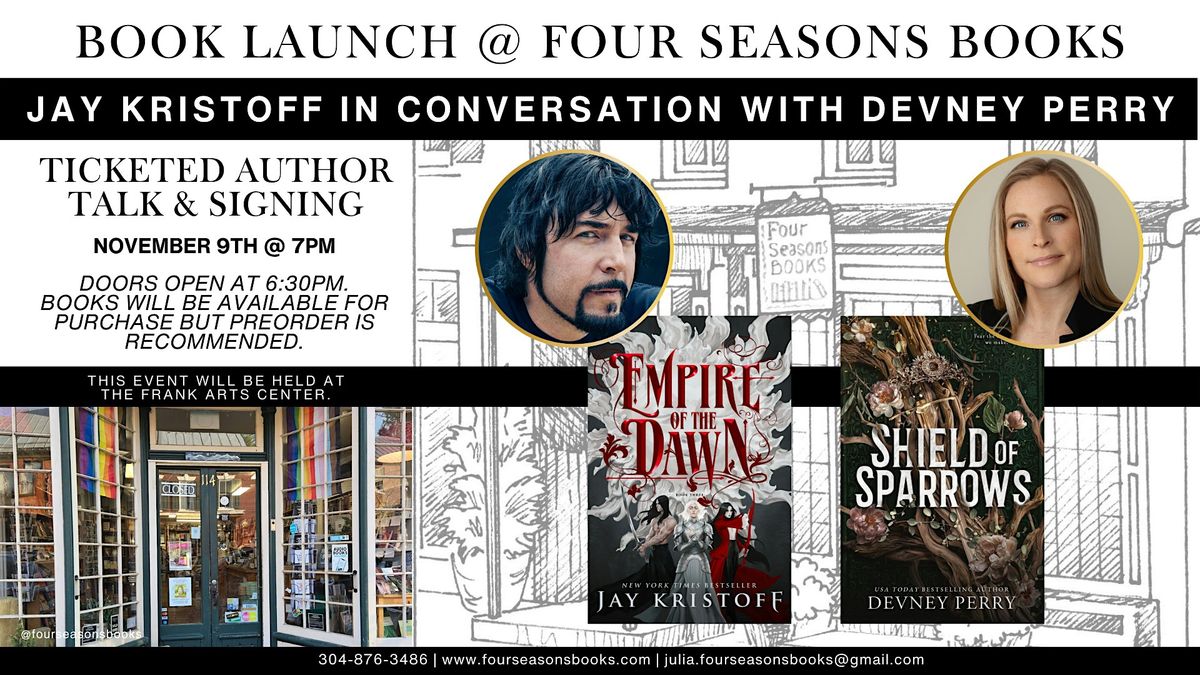 Empire of the Dawn with Jay Kristoff in conversation with Devney Perry
