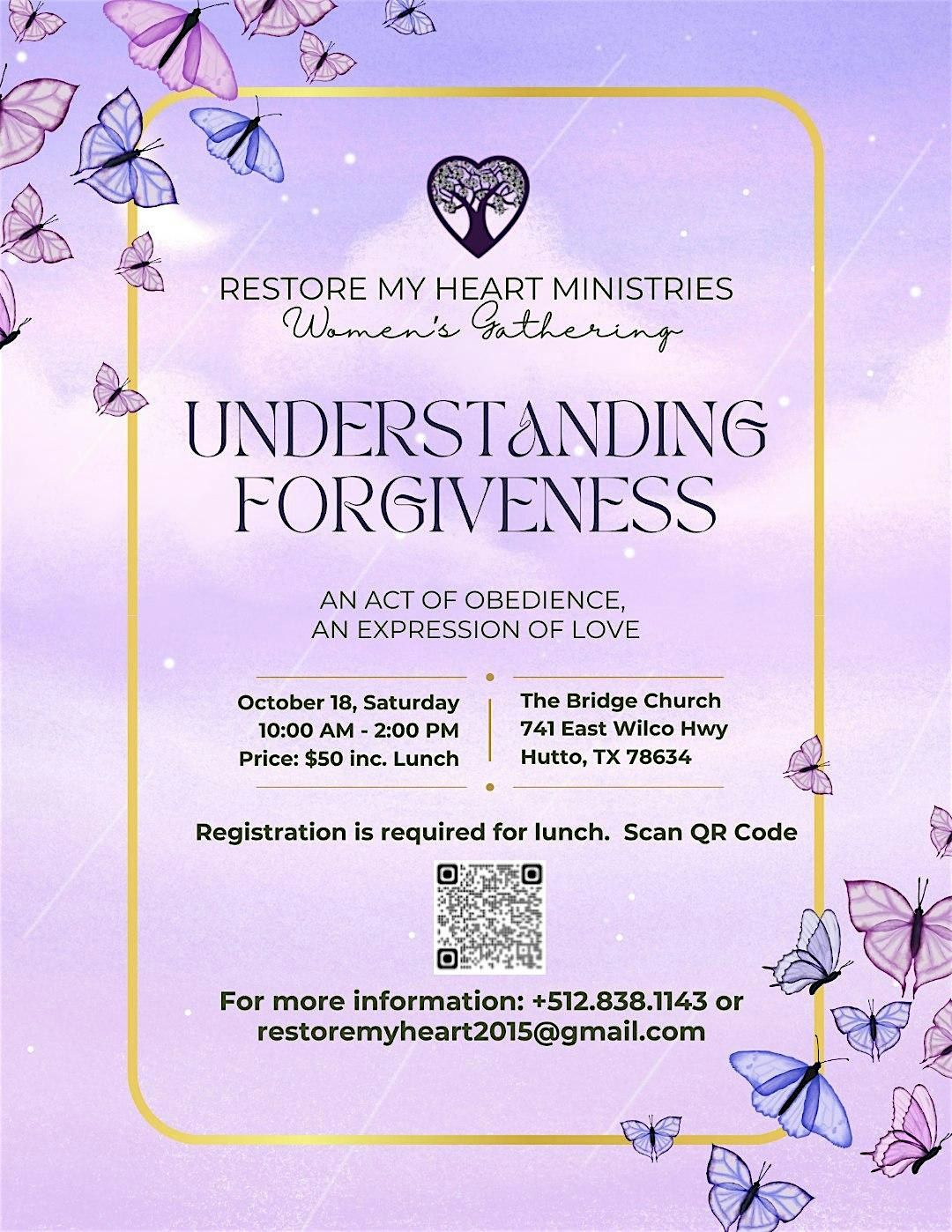 Understanding Forgiveness \u2013 A Women's Gathering