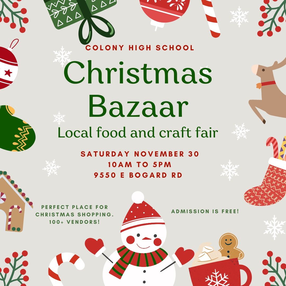 Colony High School Christmas Bazar