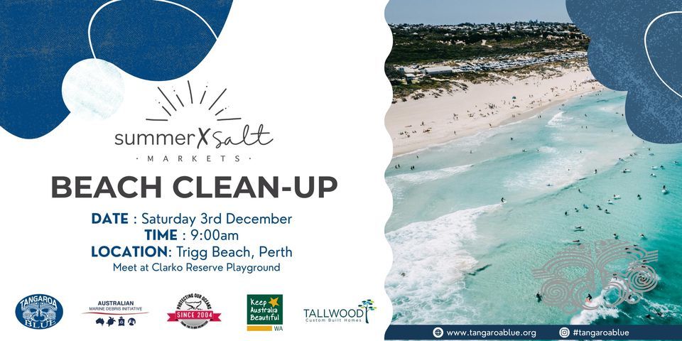 Summer x Salt Beach Clean-up \u2013 Trigg Beach, Perth