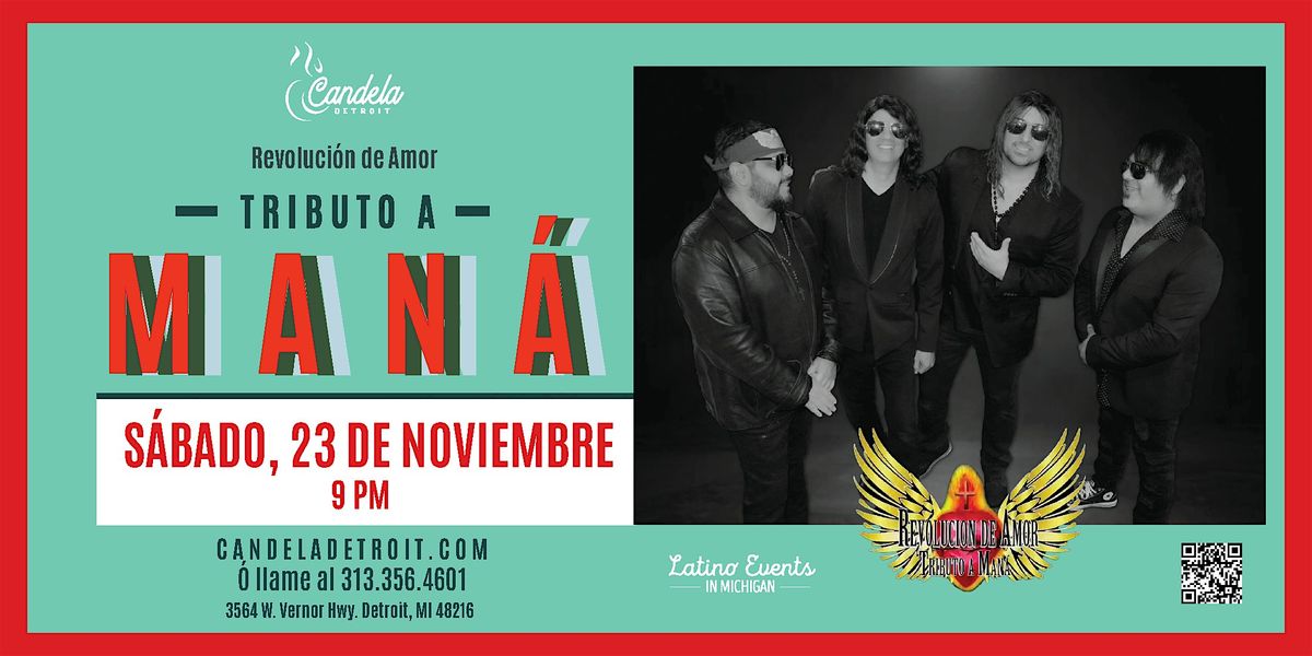 Man\u00e1 concert tribute with Revoluci\u00f3n de Amor