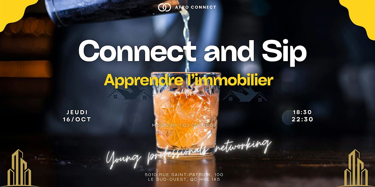 Connect and Sip -  Real Estate Networking | R\u00e9seautage