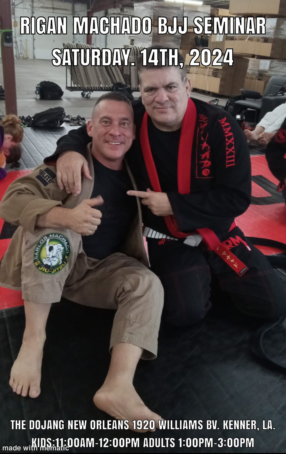 Rigan Machado JiuJitsu Seminar