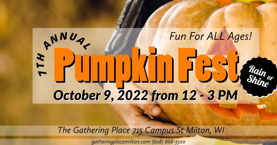 7th Annual Pumpkin Fest, The Gathering Place, Milton, 9 October 2022