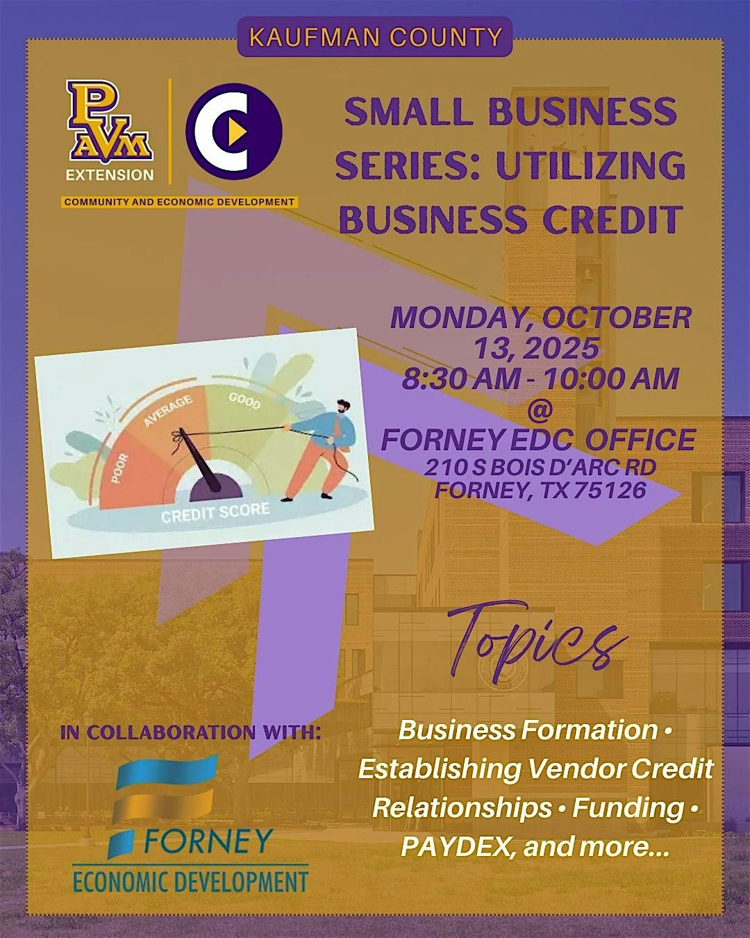 SMALL BUSINESS SERIES: Utilizing Business Credit