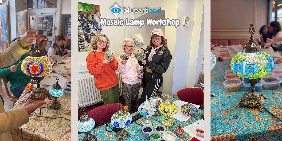 Mosaic Lamp Workshop Leeds, Mosaic Craft Course