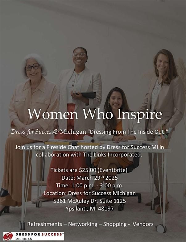 Women's History Month  Fireside Chat "Dressing from the Inside Out"