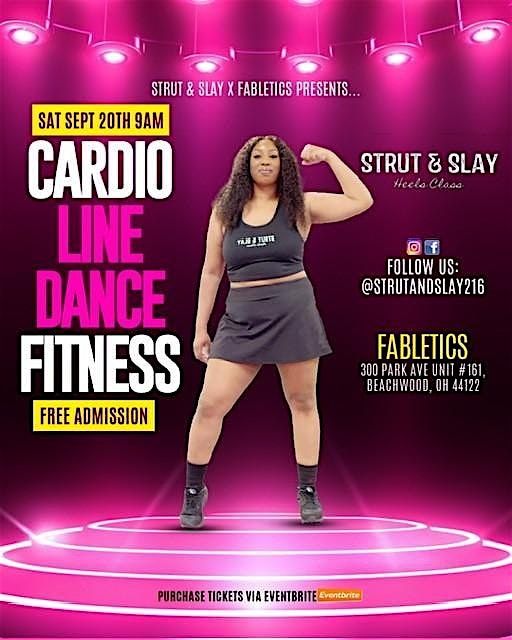 Strut & Slay x Fabletics Cardio Line Dance Class