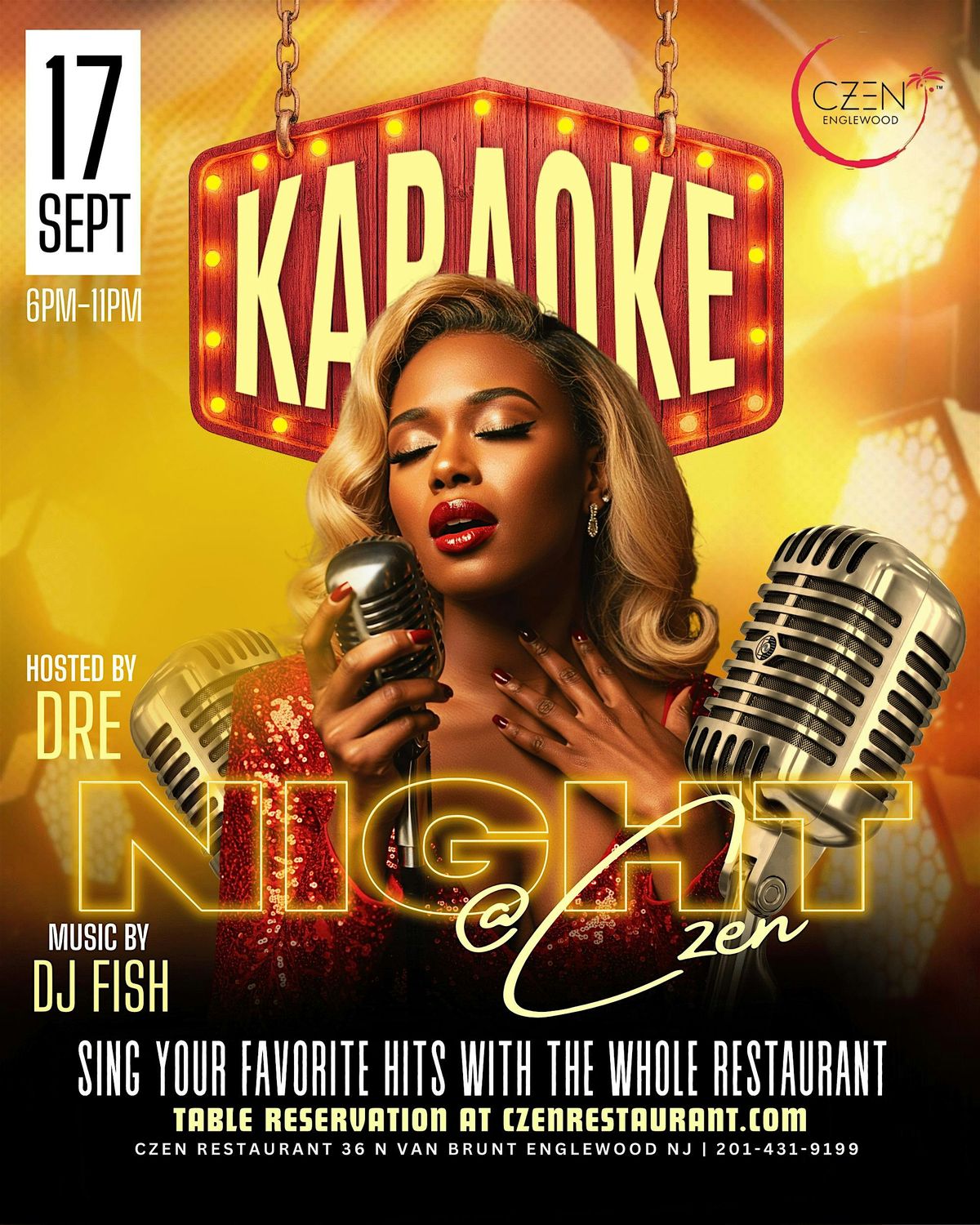 Karaoke Night at Czen \u2013 Sing Your Heart Out! \u2728