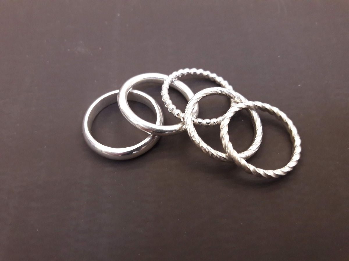 Silver Stacking Rings Workshop