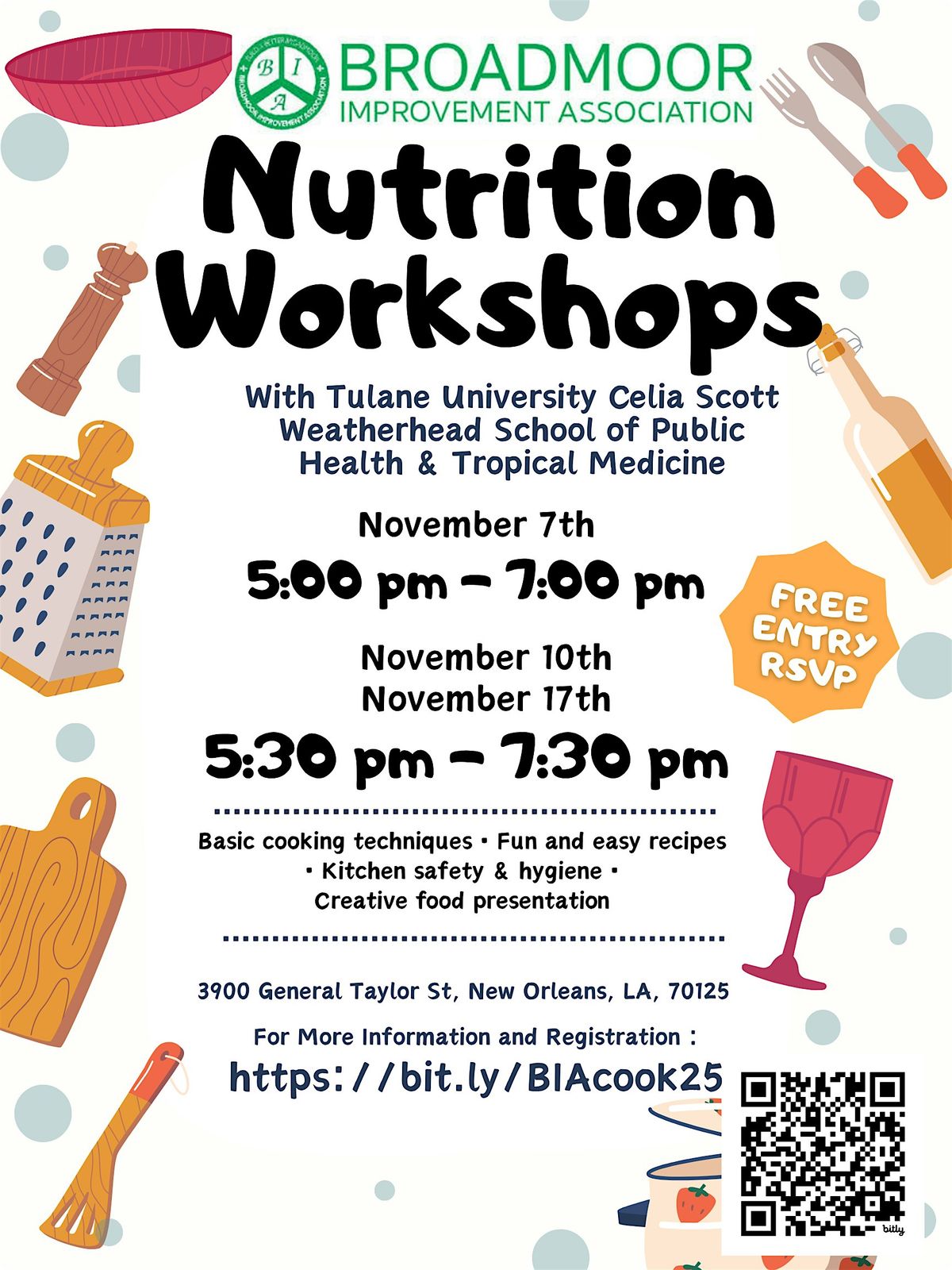Broadmoor Nutrition Workshop