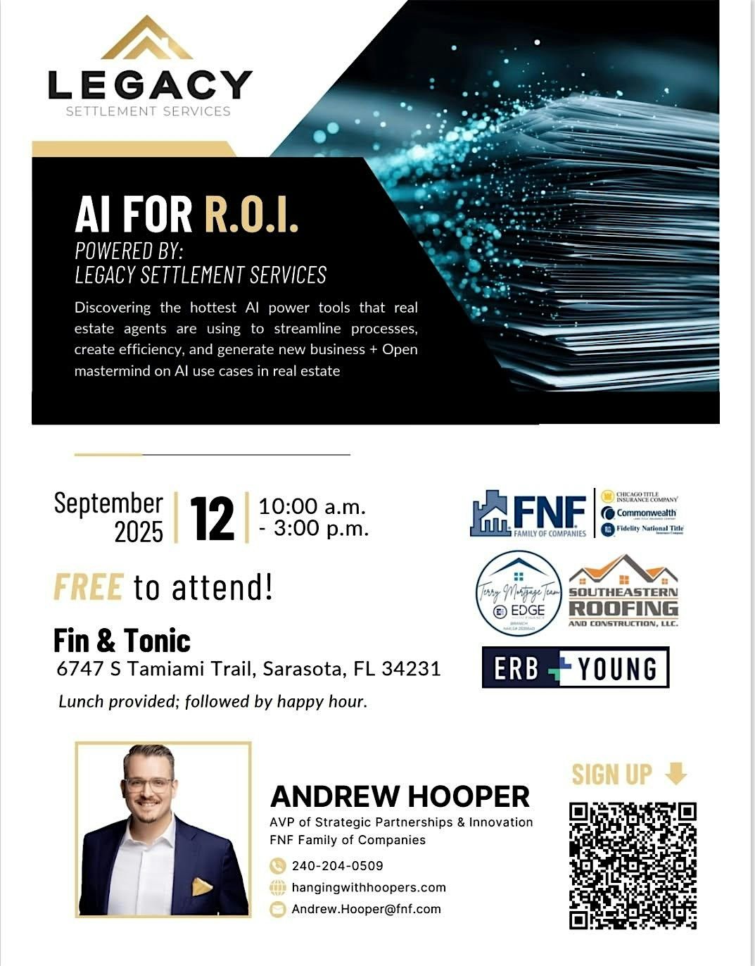 AI for Return on Investment (R.O.I.) Powered by Legacy Settlement Services