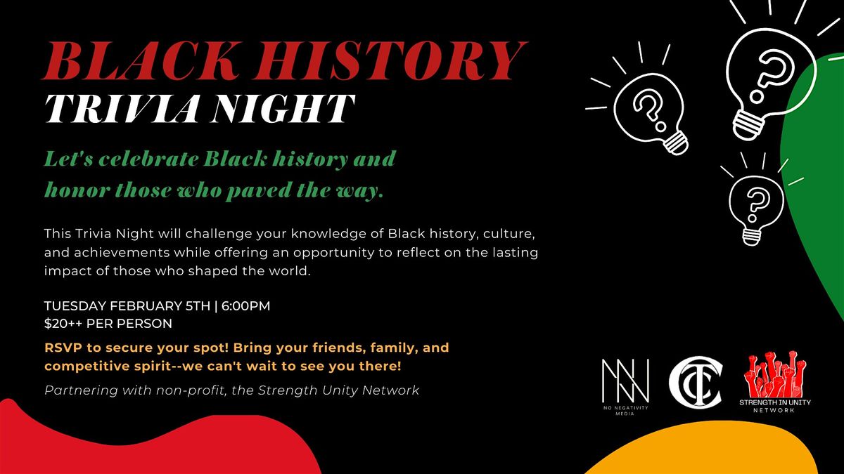 Black History Trivia Night at The Columbia Tower Club