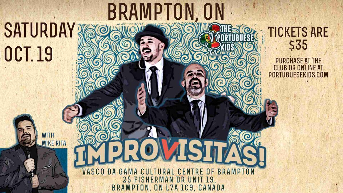 *SOLD OUT* Brampton, ON | iMPROVISITAS! with The Portuguese Kids & Mike Rita