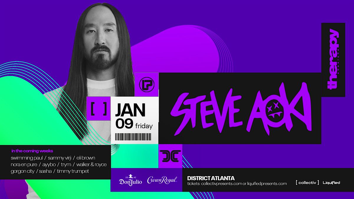 STEVE AOKI | Friday January 9th 2026 | District Atlanta