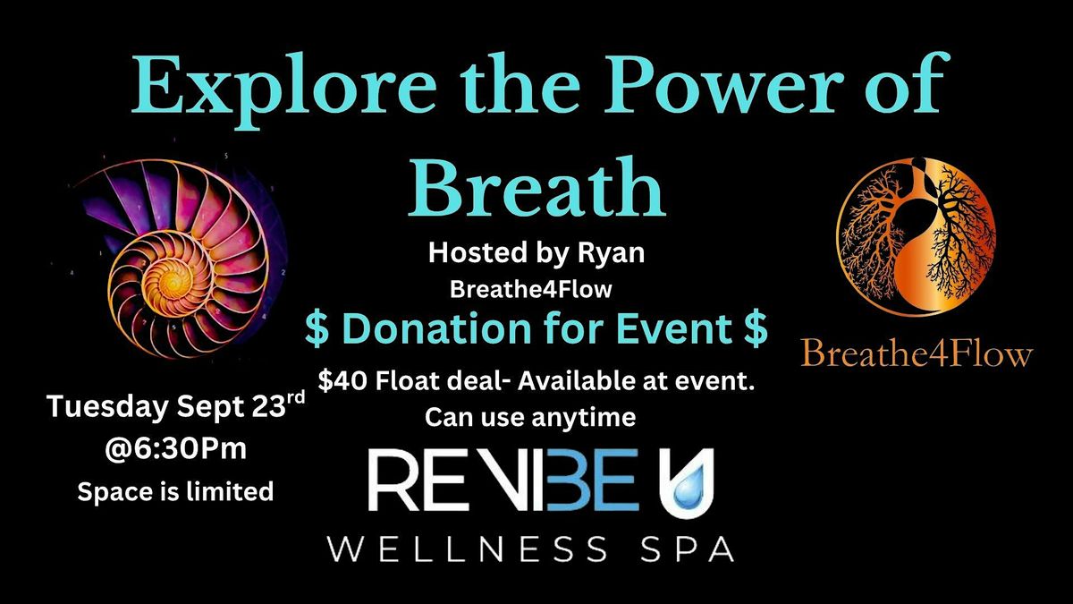 Explore the Power of the Breath @ ReVibeU Wellness Spa