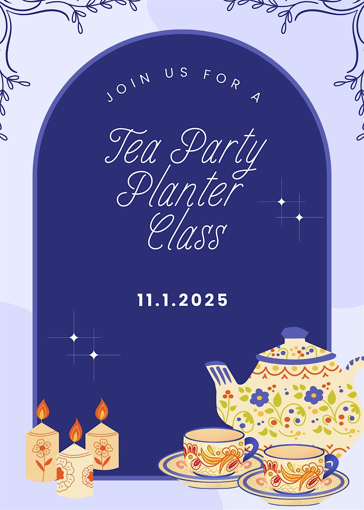 Tea Party Planter Class
