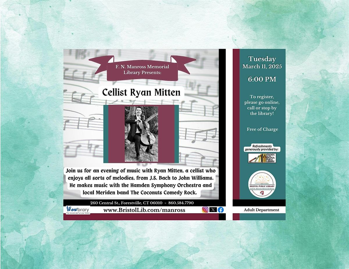 Cellist Ryan Mitten