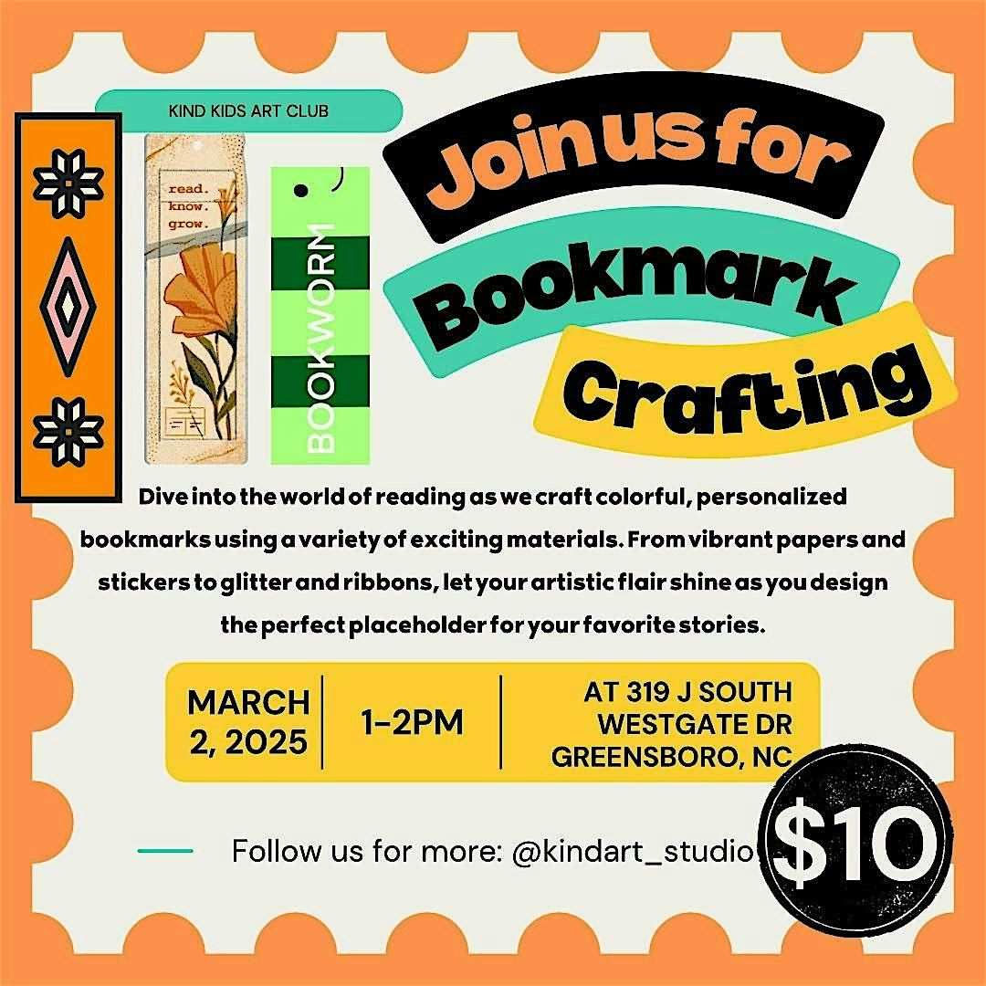 Bookmark Craft Kids Event