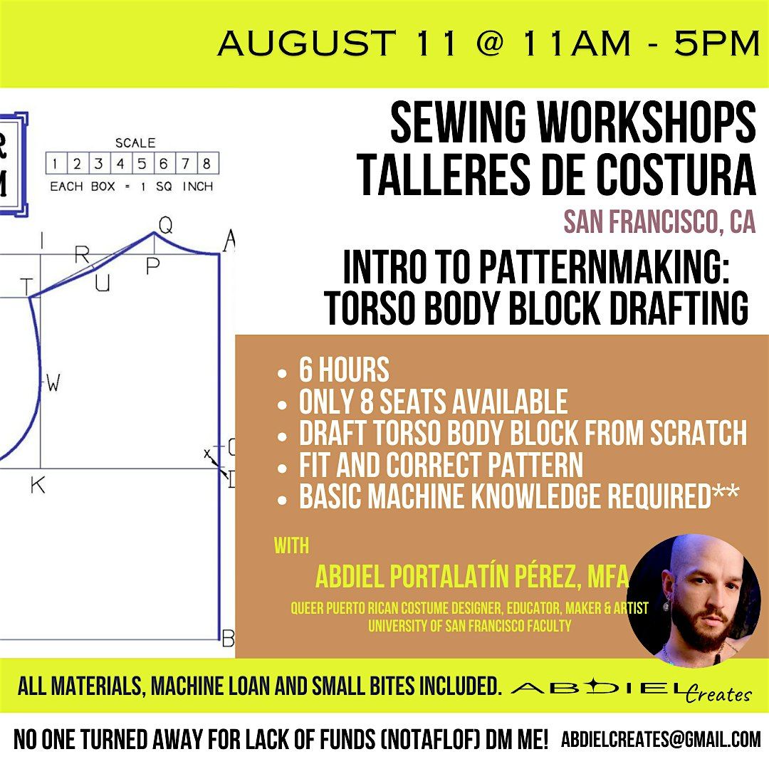 Patternmaking: Torso Body Block Drafting