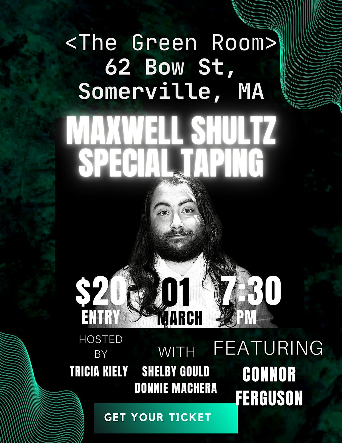 Maxwell Shultz: LIVE comedy taping