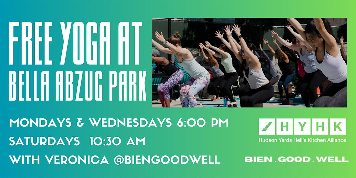 Bien Good Well- Free Yoga in Bella Abzug Park