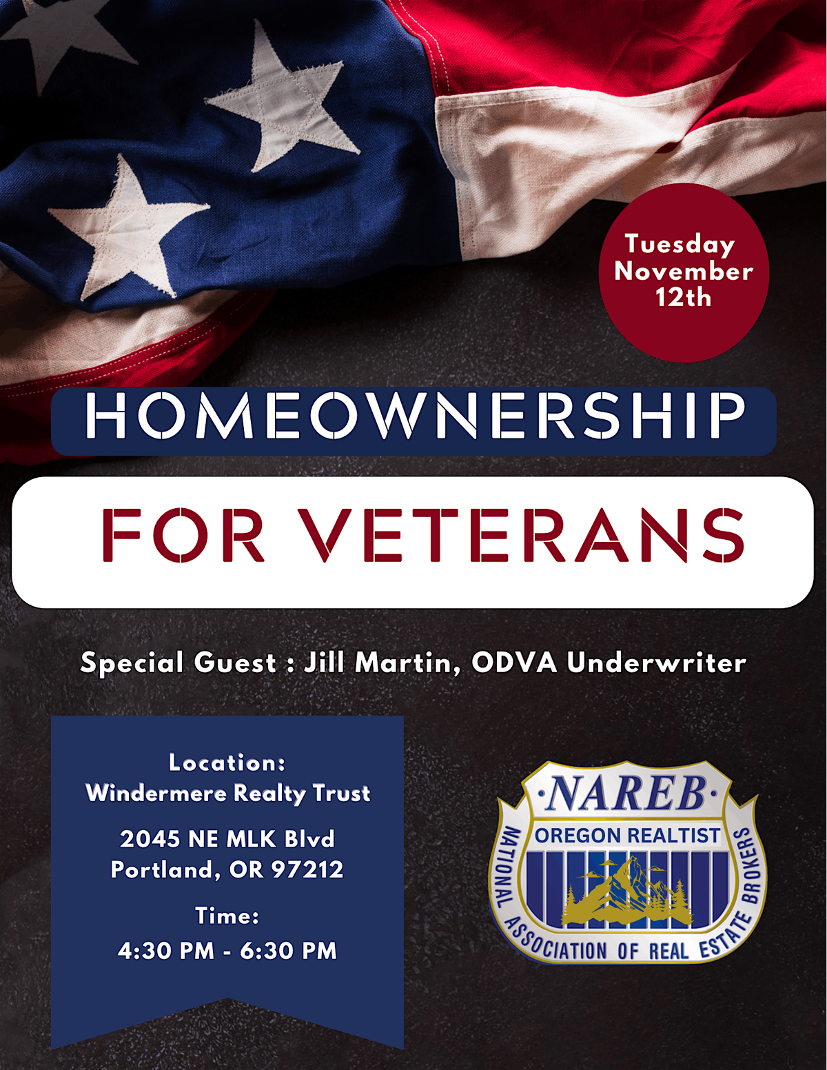 Homeownership for Veterans Hosted by Oregon Realtist