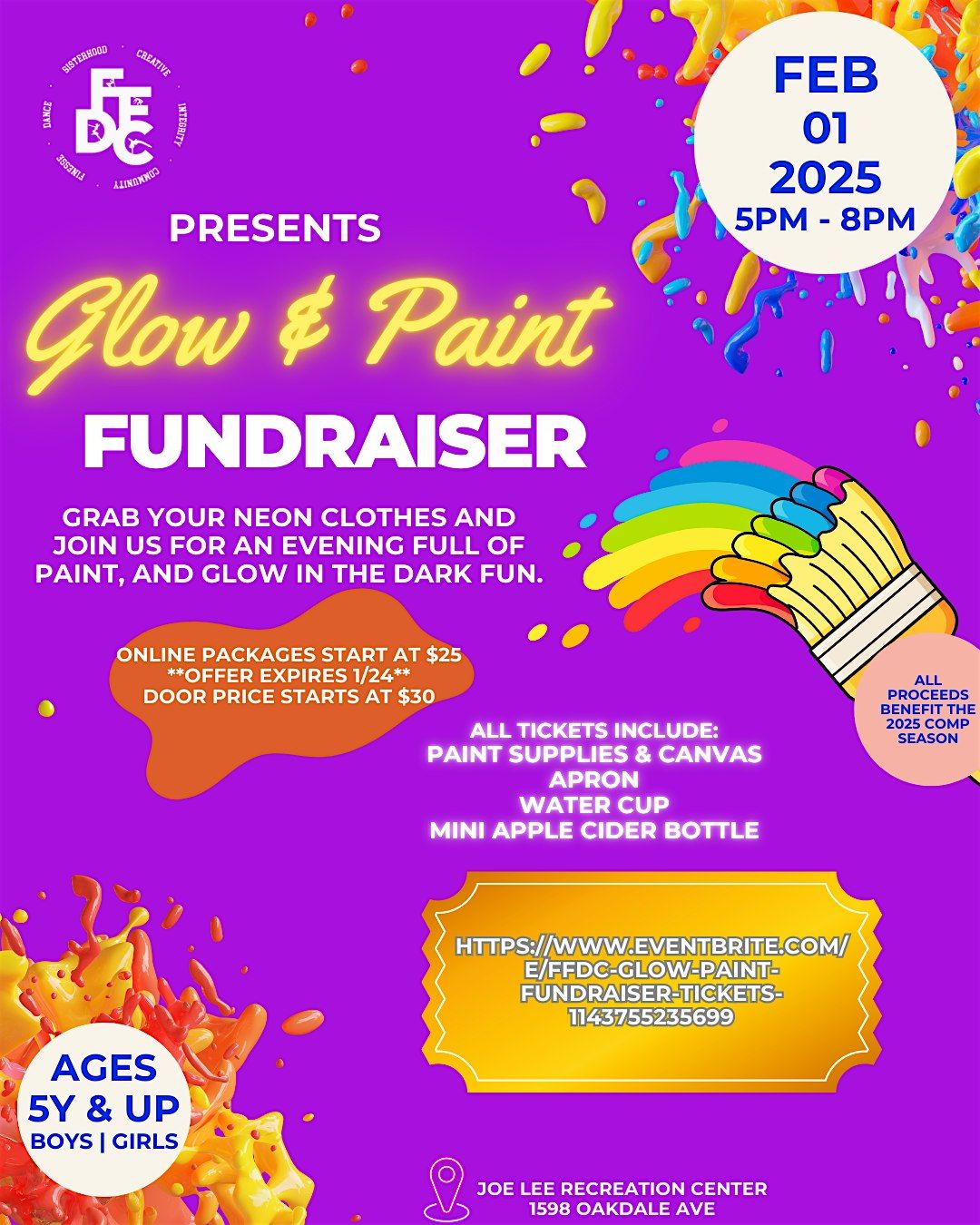 FFDC Glow & Paint Fundraiser