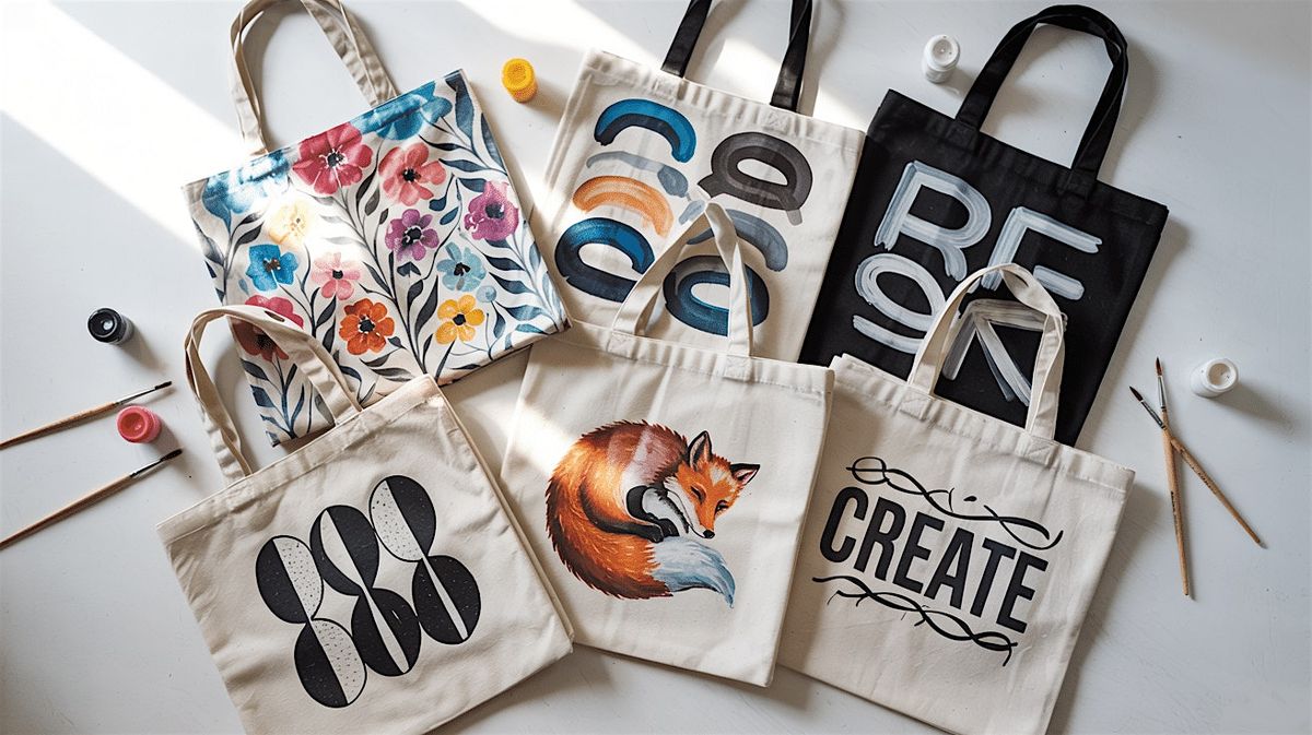 Tote Bag Painting Wellness Workshop