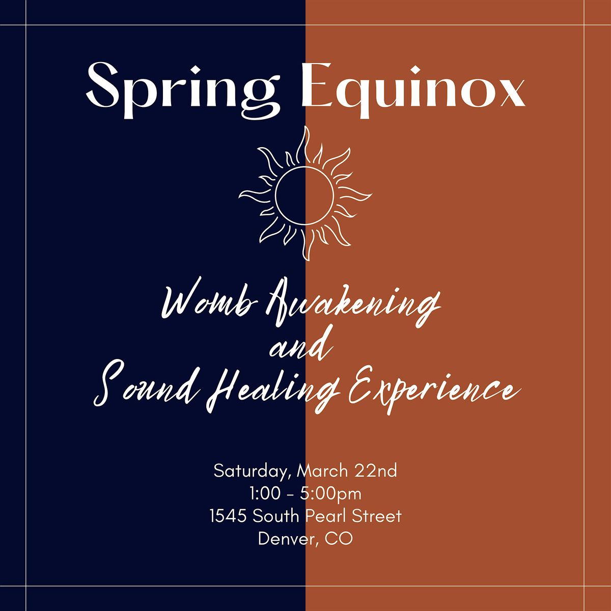 Spring Equinox Day Retreat: Womb Awakening and Sound Healing Experience